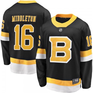 Premier Fanatics Branded Adult Rick Middleton Black Breakaway Alternate Jersey - NHL Boston Bruins