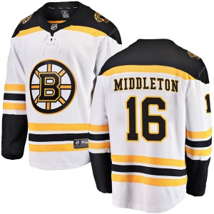 Breakaway Fanatics Branded Youth Rick Middleton White Away Jersey - NHL Boston Bruins