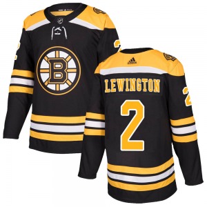 Authentic Adidas Youth Tyler Lewington Black Home Jersey - NHL Boston Bruins