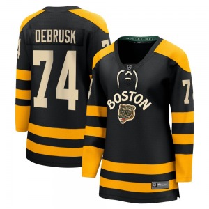 Breakaway Fanatics Branded Women's Jake DeBrusk Black 2023 Winter Classic Jersey - NHL Boston Bruins