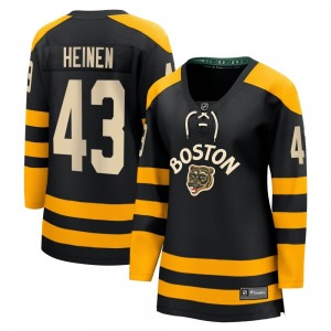 Breakaway Fanatics Branded Women's Danton Heinen Black 2023 Winter Classic Jersey - NHL Boston Bruins