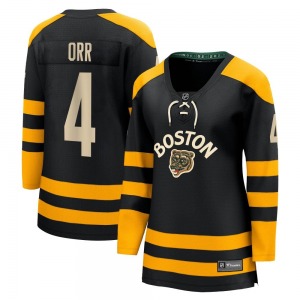 Breakaway Fanatics Branded Women's Bobby Orr Black 2023 Winter Classic Jersey - NHL Boston Bruins