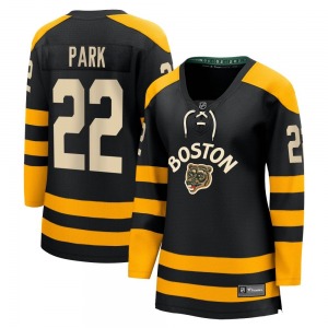 Breakaway Fanatics Branded Women's Brad Park Black 2023 Winter Classic Jersey - NHL Boston Bruins