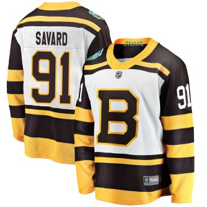 Breakaway Fanatics Branded Adult Marc Savard White 2019 Winter Classic Jersey - NHL Boston Bruins