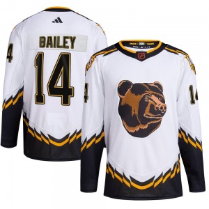 Authentic Adidas Youth Garnet Ace Bailey White Reverse Retro 2.0 Jersey - NHL Boston Bruins