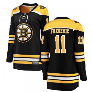 Breakaway Fanatics Branded Women's Trent Frederic Black Home Jersey - NHL Boston Bruins
