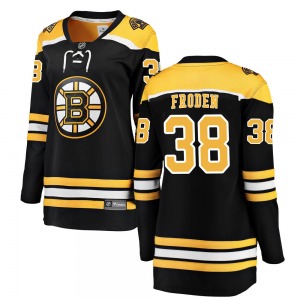 Breakaway Fanatics Branded Women's Jesper Froden Black Home Jersey - NHL Boston Bruins