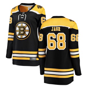 Breakaway Fanatics Branded Women's Jaromir Jagr Black Home Jersey - NHL Boston Bruins