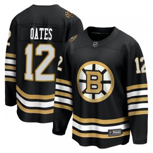 Premier Fanatics Branded Adult Adam Oates Black Breakaway 100th Anniversary Jersey - NHL Boston Bruins