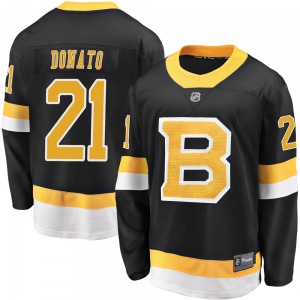 Premier Fanatics Branded Youth Ted Donato Black Breakaway Alternate Jersey - NHL Boston Bruins