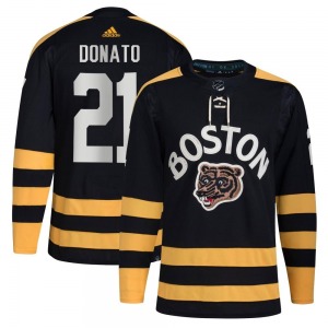 Authentic Adidas Adult Ted Donato Black 2023 Winter Classic Jersey - NHL Boston Bruins