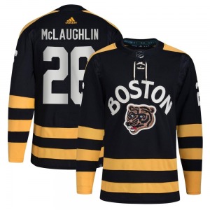 Authentic Adidas Adult Marc McLaughlin Black 2023 Winter Classic Jersey - NHL Boston Bruins