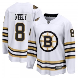 Premier Fanatics Branded Adult Cam Neely White Breakaway 100th Anniversary Jersey - NHL Boston Bruins