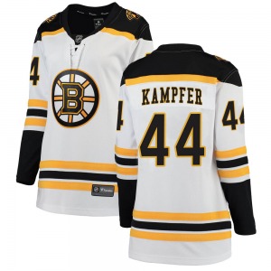 Breakaway Fanatics Branded Women's Steve Kampfer White Away Jersey - NHL Boston Bruins