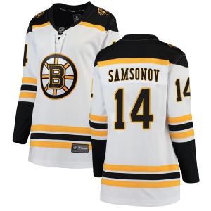 Breakaway Fanatics Branded Women's Sergei Samsonov White Away Jersey - NHL Boston Bruins