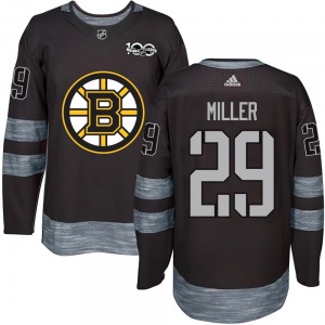 Authentic Youth Jay Miller Black 1917-2017 100th Anniversary Jersey - NHL Boston Bruins
