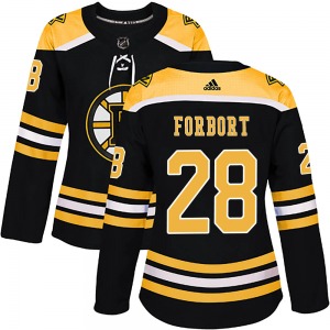 Authentic Adidas Women's Derek Forbort Black Home Jersey - NHL Boston Bruins