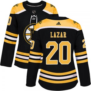 Authentic Adidas Women's Curtis Lazar Black Home Jersey - NHL Boston Bruins