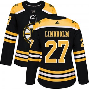Authentic Adidas Women's Hampus Lindholm Black Home Jersey - NHL Boston Bruins