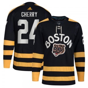 Authentic Adidas Youth Don Cherry Black 2023 Winter Classic Jersey - NHL Boston Bruins