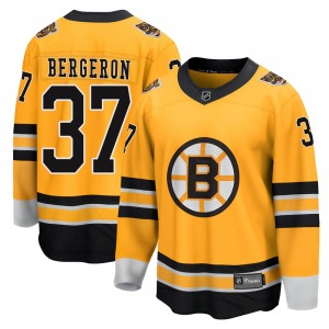 Breakaway Fanatics Branded Adult Patrice Bergeron Gold 2020/21 Special Edition Jersey - NHL Boston Bruins