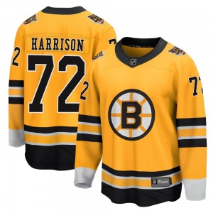 Breakaway Fanatics Branded Adult Brett Harrison Gold 2020/21 Special Edition Jersey - NHL Boston Bruins