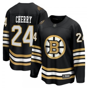Premier Fanatics Branded Youth Don Cherry Black Breakaway 100th Anniversary Jersey - NHL Boston Bruins