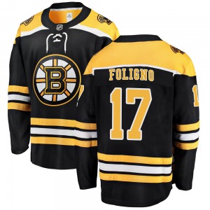 Breakaway Fanatics Branded Youth Nick Foligno Black Home Jersey - NHL Boston Bruins