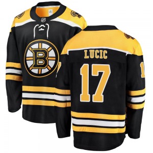 Breakaway Fanatics Branded Youth Milan Lucic Black Home Jersey - NHL Boston Bruins