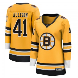 Breakaway Fanatics Branded Women's Jason Allison Gold 2020/21 Special Edition Jersey - NHL Boston Bruins