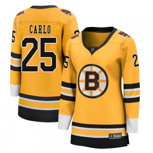 Breakaway Fanatics Branded Women's Brandon Carlo Gold 2020/21 Special Edition Jersey - NHL Boston Bruins