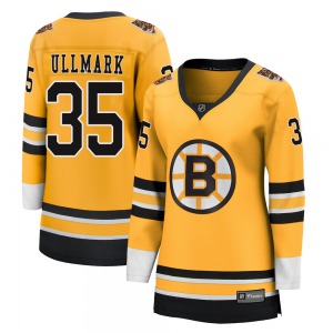 Breakaway Fanatics Branded Women's Linus Ullmark Gold 2020/21 Special Edition Jersey - NHL Boston Bruins