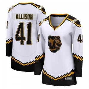 Breakaway Fanatics Branded Women's Jason Allison White Special Edition 2.0 Jersey - NHL Boston Bruins