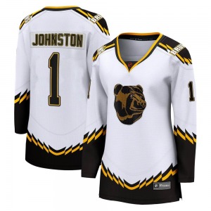 Breakaway Fanatics Branded Women's Eddie Johnston White Special Edition 2.0 Jersey - NHL Boston Bruins
