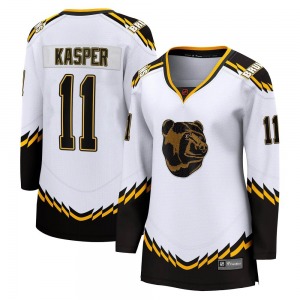 Breakaway Fanatics Branded Women's Steve Kasper White Special Edition 2.0 Jersey - NHL Boston Bruins