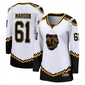 Breakaway Fanatics Branded Women's Pat Maroon White Special Edition 2.0 Jersey - NHL Boston Bruins