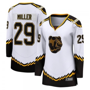 Breakaway Fanatics Branded Women's Jay Miller White Special Edition 2.0 Jersey - NHL Boston Bruins