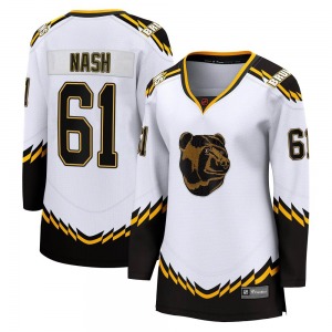 Breakaway Fanatics Branded Women's Rick Nash White Special Edition 2.0 Jersey - NHL Boston Bruins