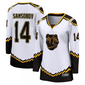 Breakaway Fanatics Branded Women's Sergei Samsonov White Special Edition 2.0 Jersey - NHL Boston Bruins