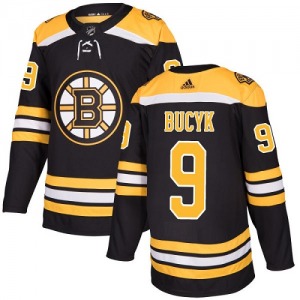 Authentic Adidas Youth Johnny Bucyk Black Home Jersey - NHL Boston Bruins