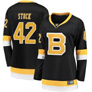 Premier Fanatics Branded Women's Pj Stock Black Breakaway Alternate Jersey - NHL Boston Bruins