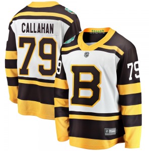 Breakaway Fanatics Branded Youth Michael Callahan White 2019 Winter Classic Jersey - NHL Boston Bruins
