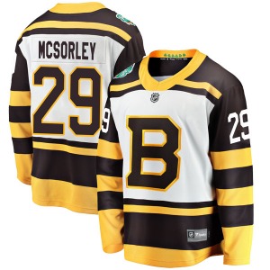 Breakaway Fanatics Branded Youth Marty Mcsorley White 2019 Winter Classic Jersey - NHL Boston Bruins