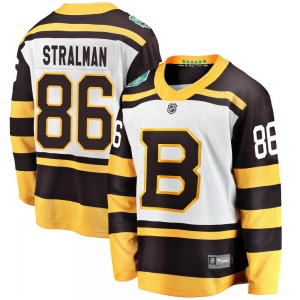 Breakaway Fanatics Branded Youth Anton Stralman White 2019 Winter Classic Jersey - NHL Boston Bruins