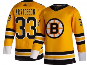 Breakaway Adidas Youth Viktor Arvidsson Gold 2020/21 Special Edition Jersey - NHL Boston Bruins