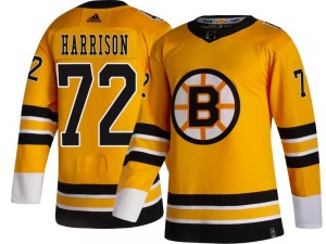 Breakaway Adidas Youth Brett Harrison Gold 2020/21 Special Edition Jersey - NHL Boston Bruins