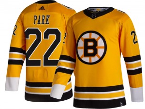 Breakaway Adidas Youth Brad Park Gold 2020/21 Special Edition Jersey - NHL Boston Bruins