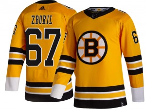 Breakaway Adidas Youth Jakub Zboril Gold 2020/21 Special Edition Jersey - NHL Boston Bruins