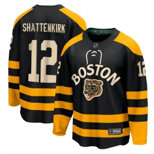 Breakaway Fanatics Branded Youth Kevin Shattenkirk Black 2023 Winter Classic Jersey - NHL Boston Bruins