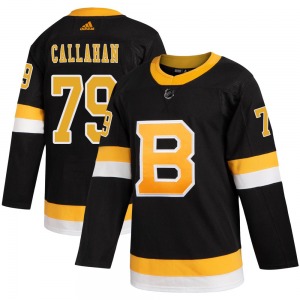 Authentic Adidas Youth Michael Callahan Black Alternate Jersey - NHL Boston Bruins